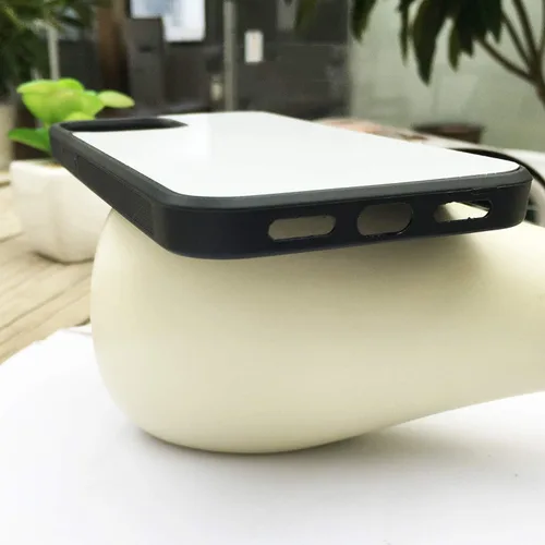 Vista 5 de JUSTRY 10 fundas de teléfono de sublimación negras a granel compatibles con Apple iPhone 13, 6.1 pulgadas (2021), fácil de sublimar bricolaje, 2