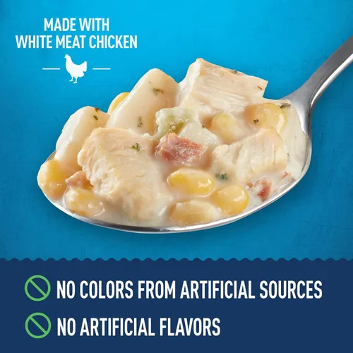 Vista 4 de Progresso Caldo de Maíz con Pollo, Sopa enlatada reducida en sodio, lata de 18.5 oz