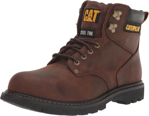 Vista 10 de CAT Botas de trabajo Second Shift con punta de acero para hombre