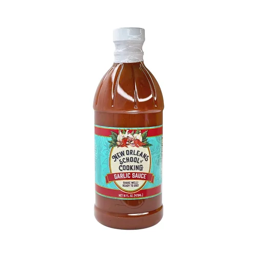 Vista 6 de Salsa de ajo de New Orleans School of Cooking (8 onzas líquidas)