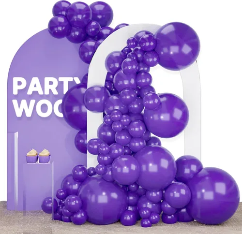 Vista 41 de PartyWoo - Globos nude de 140 piezas en diferentes tamaños de 18, 12, 10, 5 pulgadas, kit de arco de globos de color neutro y melocotón estilo boho