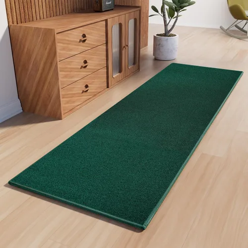 Vista 24 de AREDO Alfombra de pasillo con parte trasera de goma antideslizante, alfombra de piso suave lavable para cocina, pasillo, entrada