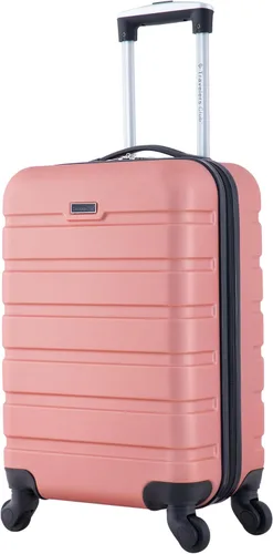 Vista 2 de Travelers Club Harper Luggage, oro rosa, equipaje de mano de 20 pulgadas