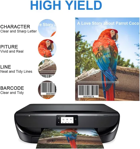 Vista 7 de 63XL - Cartuchos de tinta negros de repuesto para HP 63 63 XL para impresora HP OfficeJet 3830 5255 Envy 4520 4512 DeskJet 1112 3630 3632 2132