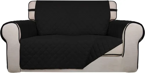 Vista 10 de PureFit - Funda de sofá acolchada reversible, protector de muebles impermeable, funda de sofá lavable con espuma antideslizante y correas elásticas