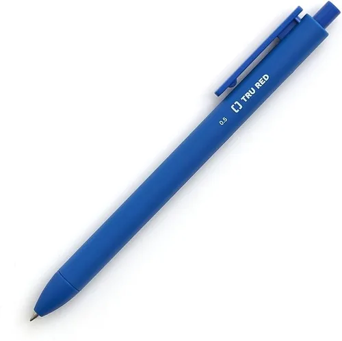 Vista 11 de STAPLES TRU RED Bolígrafos de gel retráctiles, punta media de 0.028 in, colores de tinta surtidos, paquete de 5 bolígrafos de secado rápido