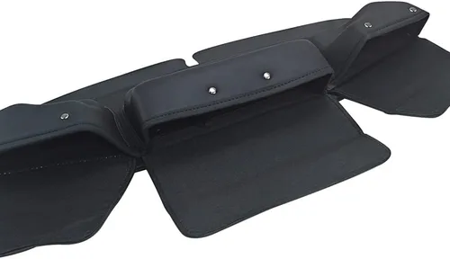 Vista 8 de Bolsas de almacenamiento para parabrisas, bolsa de carenado Batwing de tres bolsillos para Harley Touring 2014-UP, compatible con Electra Glide