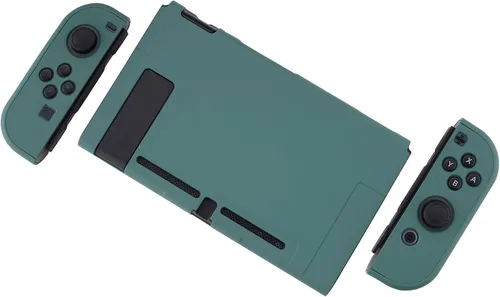 Vista 8 de eXtremeRate PlayVital - Cubierta trasera para consola Nintendo Switch, controlador de mano, protector separable para NS Joycon, funda protectora