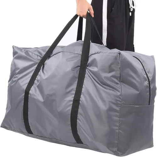 Vista 5 de so - Bolsa de transporte plegable grande, multifuncional, para kayak, barco, canoa, mar, pesca, rafting, natación, campamento (gris)