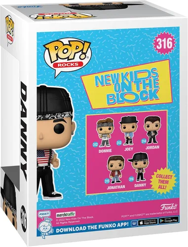 Vista 3 de Funko Pop! Rocks: Nuevos niños en la cuadra - Danny