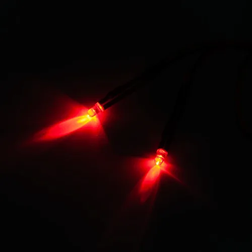 Vista 6 de RC-Hub Juego de luces traseras LED para 1/24 Axial SCX24 AXI00001 RC Crawler Car, rojo
