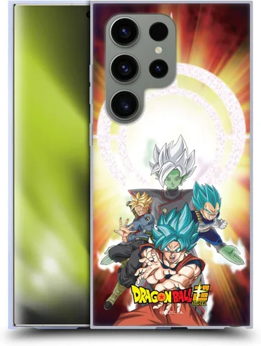 Vista 11 de Head Case Designs Funda de gel con licencia oficial de Dragon Ball Super Group Future Trunks Arc Characters [protección de grado militar] compatible