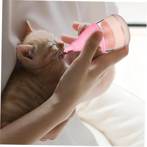 Vista 8 de balacoo Chupete biberones para cachorros recién nacidos, biberones para cachorros recién nacidos, alimentador de leche, biberón para gatos