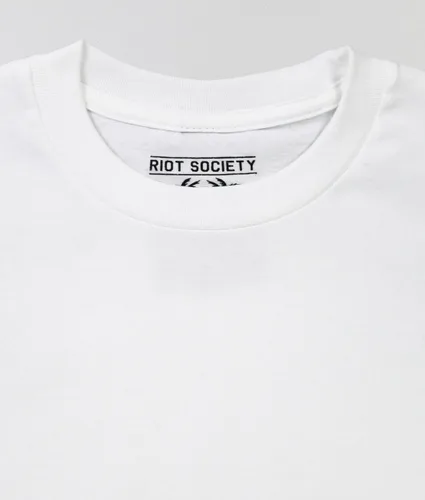 Vista 4 de Riot Society Camiseta clásica - Camisetas básicas de manga corta con cuello redondo