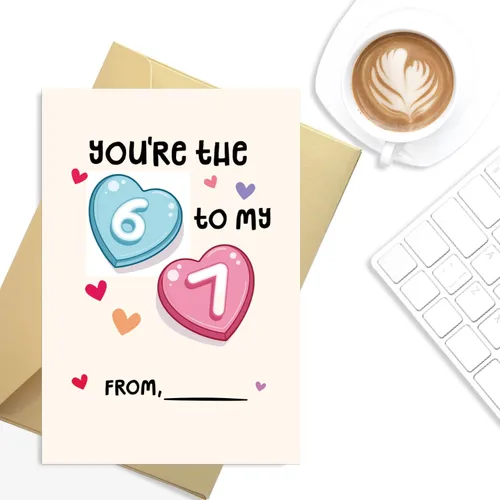 Vista 3 de 67 tarjetas divertidas de seis siete memes para novia, esposa, tarjeta del día de San Valentín para novio y esposo, 67 regalos para ella, regalo