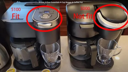 Vista 3 de Repuesto de cafetera de 12 tazas compatible con Keurig K-Duo Coffee Machin 5100, no compatible con Keurig Essentials y todas las cafeteras G2 K duo