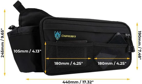 Vista 5 de Chupacabra Offroad Can-Am X3 - Bolsas para puerta trasera, resistentes al agua, para modelos 2017-2021, juego de dos bolsas para puerta derecha e
