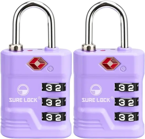 Vista 9 de Cerradura de equipaje aprobada por la TSA SURE LOCK Negro