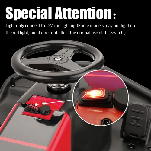 Vista 3 de GREHUA Interruptor de encendido y apagado para scooter eléctrico Razor MX350 E300 E100 E200 E325 RX200 eSpark Crazy Cart Dune Buggy Dirt Quad 500