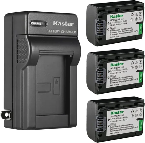 Vista 6 de Kastar Cargador de batería de pared CA para Minolta MN2K50NV 2.7K Quad HD /48MP, MN4K25NV 4K Ultra HD, MN4K20NV 4K Ultra HD, MN2K10NV 2.7K Quad