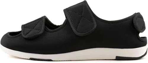 Vista 4 de RockDove Pantuflas diabéticas ajustables de 3 correas para hombre 8