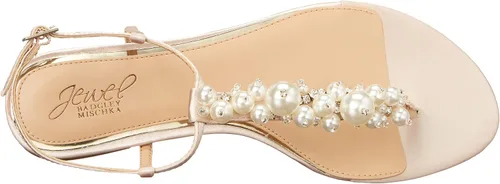 Vista 5 de Jewel Badgley Mischka Larissa - Sandalia plana