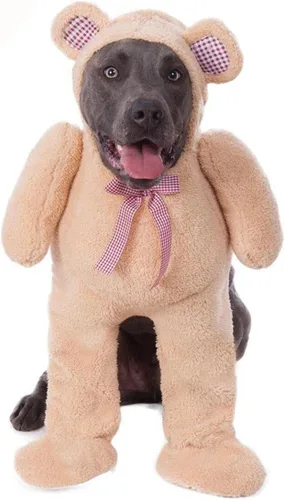 Vista 5 de Rubies Walking Teddy Bear Pet Costume for Dogs or Cats, XXL Marrón