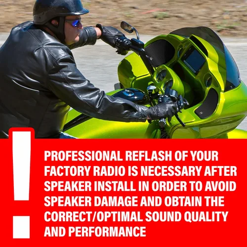 Vista 2 de BOSS Audio Systems BHD3F Harley Davidson - Kit de altavoces delanteros para bicicleta, compatible con motocicletas Electra 1998+, Road Glide