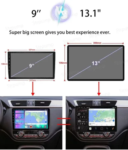 Vista 4 de 13.1 "2+32GB Android 12 Radio estéreo para coche Mazda 5 2005 ~ 10 navegación GPS Carplay Android Auto DSP WiFi 4G 2K 1920 * 1200 IPS BT