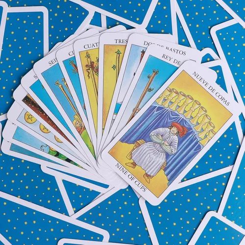 Vista 5 de Cartas de Tarot en Español: Cartas del Tarot Español, Cartas Originales del Tarot con Guía para Principiantes - Cartas de Tarot