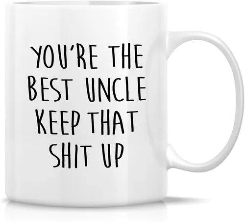Vista 17 de Retreez Taza divertida – Leveled Up To Uncle Gamer - Tazas de café de cerámica de 11 onzas – Divertido, sarcasmo, sarcástico, inspirador, noticias