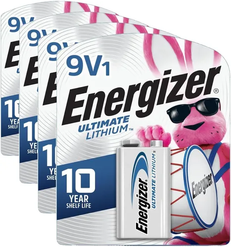 Vista 11 de Energizer Ultimate Lithium 9V Baterías (1 Paquete), Baterías de litio de 9 V