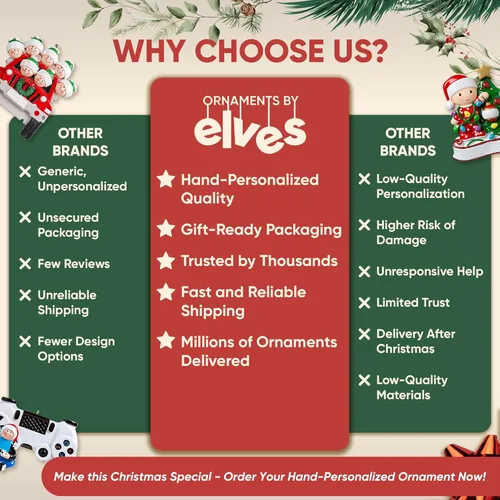 Vista 6 de Adorno de Navidad familiar personalizado – Adornos personalizados para tía, adorno de la mejor tía de la historia, adornos de regalo personalizados