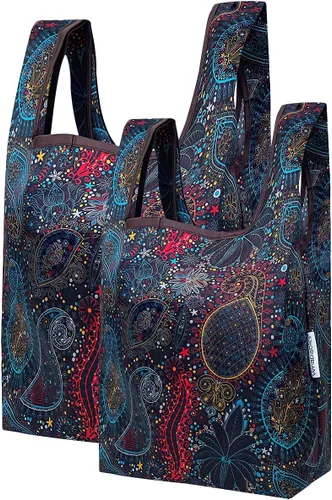 Vista 18 de Wrapables JoliBag Collection - Bolsa de compras reutilizable (juego de 2)