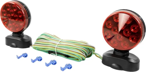 Vista 4 de Blazer International Hopkins C7300 Kit de Luces de Remolque Magnéticas LED – Cumple con DOT Luces de Parada, Traseras y Direccionales para Remolque
