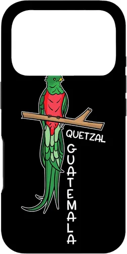 Vista 30 de Quetzal de Guatemala - Carcasa para iPhone 17, diseño de pájaros y bandera de Guatemala