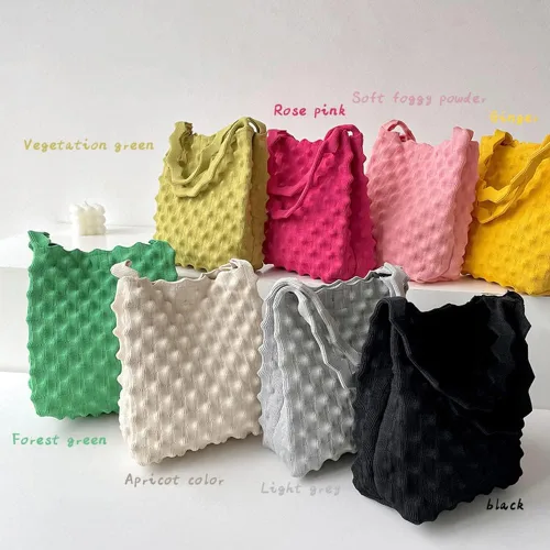 Vista 5 de Bolso Hobo para mujer, bolso de punto, bolso cruzado, bolso de playa, bolso de verano, lindo bolso de noche, bolso de mano 2023