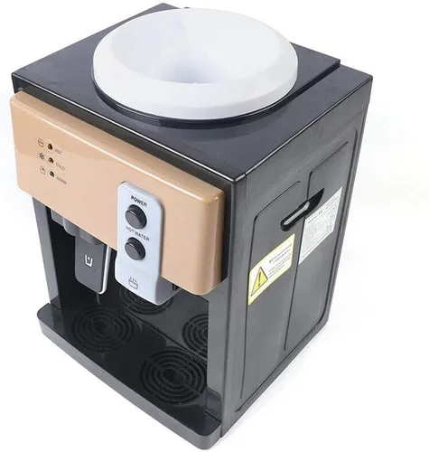 Vista 6 de Dispensador de agua para encimera, enfriador de agua fría caliente con indicador de trabajo, dispensador de enfriador de agua de carga superior
