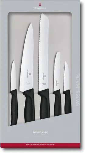 Vista 2 de Victorinox Swiss Classic - Juego de 6 cuchillos de pelar, color rojo