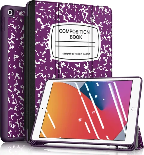 Vista 16 de Fintie Funda delgada para iPad de 9ª / 8ª / 7ª generación de 10.2 pulgadas Tri-Fold Stand, Flexible Soft TPU Back Cover, Viewing & Typing Angles
