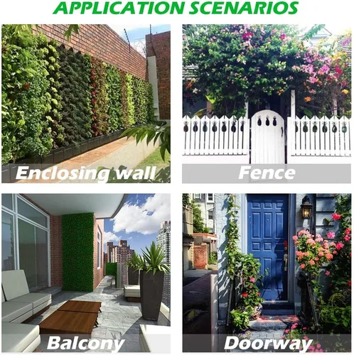 Vista 7 de Bolsas de cultivo colgantes para plantar, 9 bolsillos para colgar en la pared, bolsa de cultivo vertical para jardín interior y exterior, contenedor