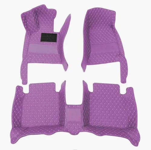 Vista 35 de Tapetes de automóvil personalizados para el 99% de modelos de vehículos, cuero, tapicería completa, color beige, rojo, rosa, azul, púrpura