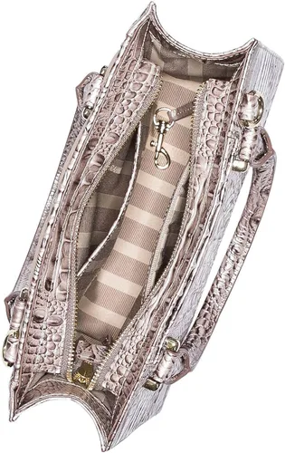 Vista 2 de BRAHMIN Bolso pequeño Camille Beige Lamballe, Marrón