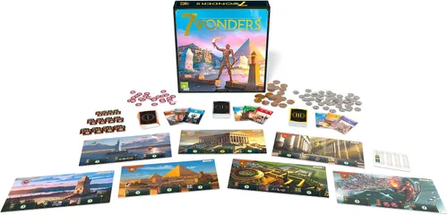 Vista 6 de Asmodee Juego de mesa 7 Wonders (nueva edición) - Lleva tu civilización a la prosperidad, juego de estrategia para niños y adultos, a partir de 10