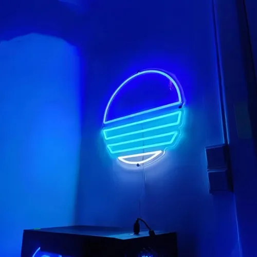 Vista 15 de LED Mountains Sunrise Sunset Wave Neon Signs Dimmable 5V USB Power Neon Lights Wall Art Decorative Lamp for Home Preppy Dorm Salon Decor Bar Party