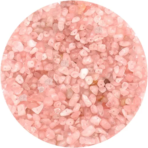 Vista 12 de Cuentas para hacer joyas, 900 cuentas sueltas de piedras preciosas de cristal natural, cuentas a granel de roca irregular con caja de plástico