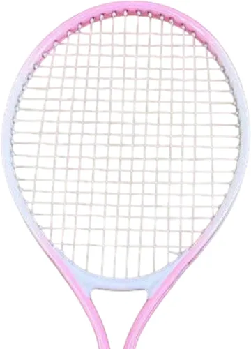 Vista 3 de kowaku Raqueta de tenis, equipo de tenis, ligera, a prueba de golpes, portátil, de nailon, cuerdas, raqueta de tenis para jardín, verano, playa