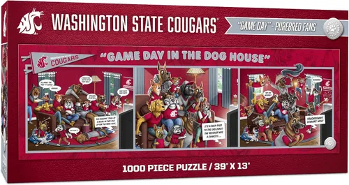 Vista 37 de YouTheFan NCAA Game Day in The Dog House - Rompecabezas de 1000 piezas