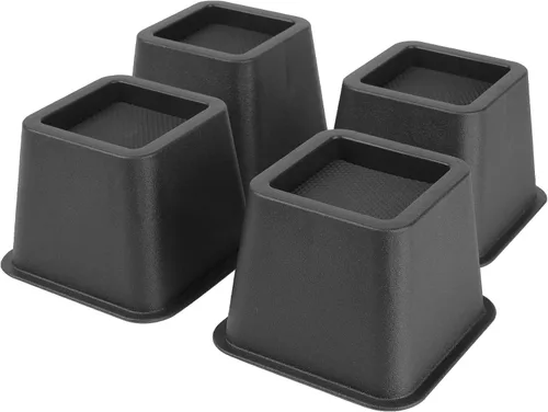 Vista 10 de BTSD-home Elevadores de cama de 2 pulgadas resistentes para muebles, sillas y patas de mesa, ideales para patas delgadas, añadir 2 pulgadas de 4