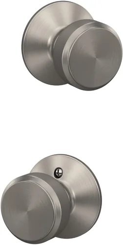 Vista 74 de SCHLAGE Pomo de bloqueo sin giro, latón antiguo (F170 ORB 609) (paquete de 2)